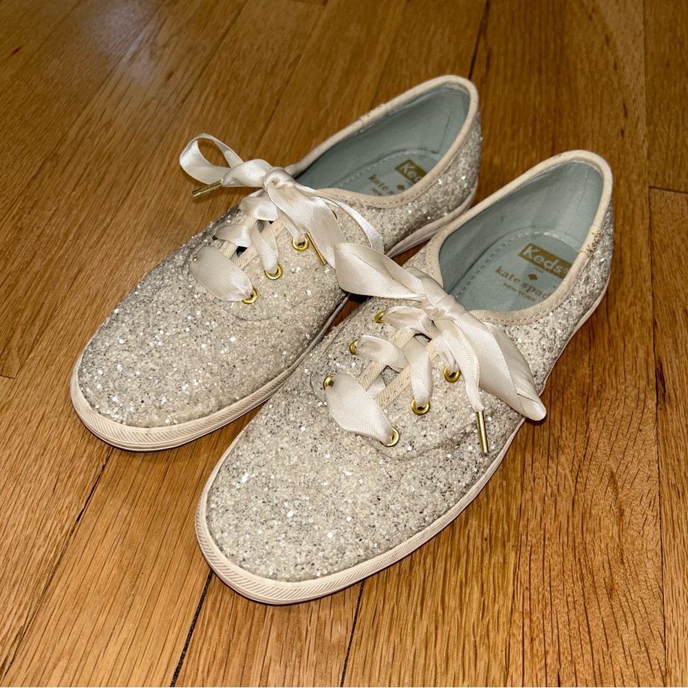 Keds Women's Champion Kate Spade Glitter Sneaker